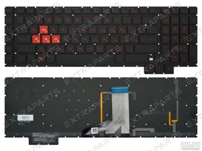 Лот: 16347676. Фото: 1. Клавиатура HP Omen 17-an черная... Клавиатуры для ноутбуков
