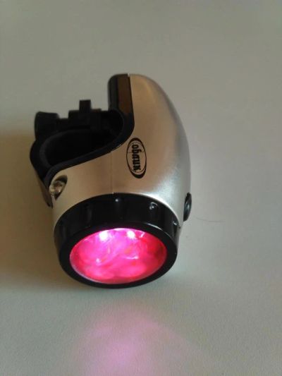 Лот: 11095456. Фото: 1. Фонарь велосипедный 5LED, 3хААА. Аксессуары
