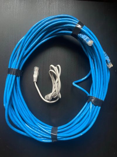 Лот: 19424546. Фото: 1. Патч-корд 10 метров RJ-45 (m)-RJ-45... Сетевые кабели