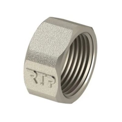 Лот: 24096272. Фото: 1. Заглушка 1", г, никель, латунь... Фитинги, подводка