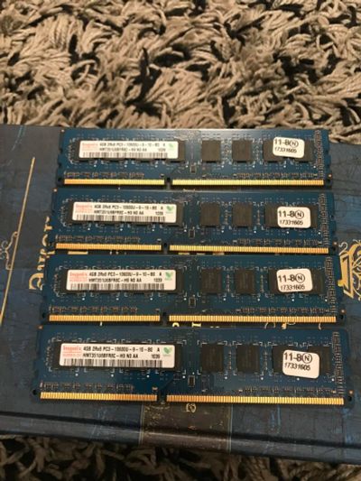 Лот: 10208991. Фото: 1. Hynix 4gb 2rx8 pc3 10600u. Оперативная память