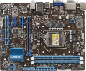 Лот: 5393517. Фото: 1. Материнская плата ASUS P8H61-M... Материнские платы