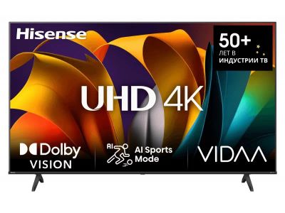 Лот: 24387496. Фото: 1. LED телевизор Hisense 43A6N 4K... Телевизоры
