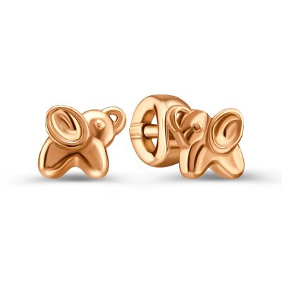 Лот: 23871221. Фото: 1. Серебряные серьги с позолотой. Серьги, каффы