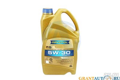 Лот: 13822132. Фото: 1. Ravenol FO 5W30 4л. Масла, жидкости