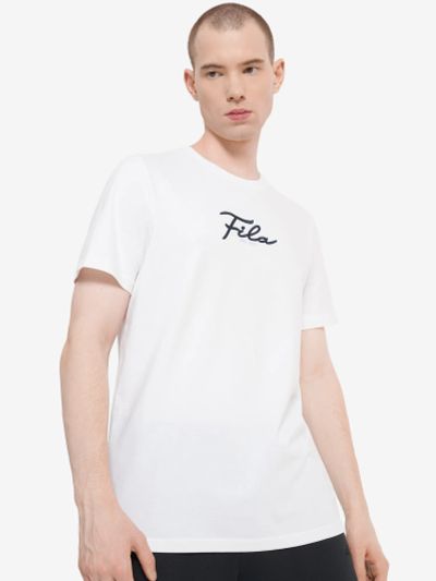 Лот: 24698955. Фото: 1. Футболка мужская FILA, Белый. Другое (спортивная одежда)