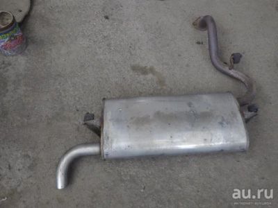 Лот: 12821419. Фото: 1. Глушитель Toyota Opa ZCT10 1ZZ-FE. Выхлопная система