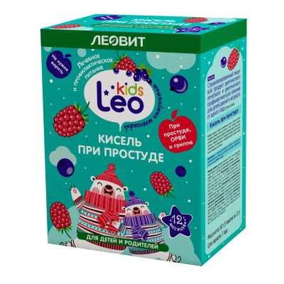 Лот: 23714327. Фото: 1. Леовит Лео Кидс кисель для детей... Лекарства