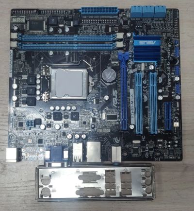 Лот: 20373251. Фото: 1. Мат. плата Asus P7h55-M LX/LGA1156... Материнские платы