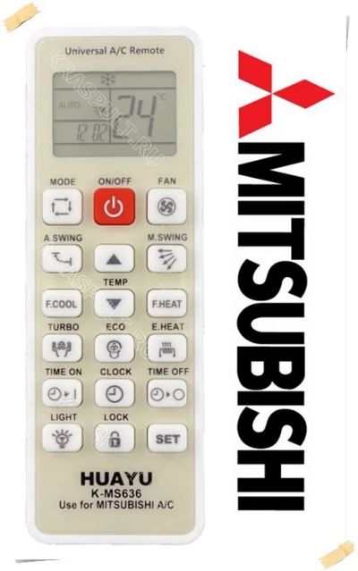 Лот: 15907756. Фото: 1. Пульт для кондиционера MITSUBISHI... Пульты ДУ