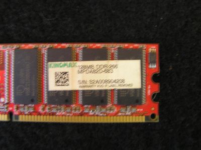 Лот: 4921037. Фото: 1. Оперативная память Kingmax DDR-266... Оперативная память