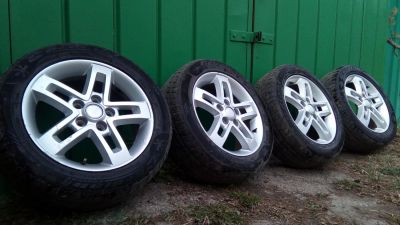 Лот: 11506625. Фото: 1. Комплект летних колес r16 5х114... Шины на дисках