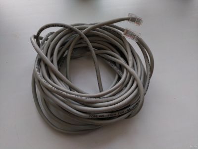 Лот: 13341926. Фото: 1. Кабель коаксиальный Ethernet RJ45... Сетевые кабели