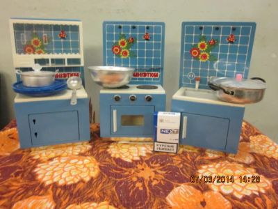 Лот: 3809494. Фото: 1. набор детской кухонной мебели... Конструкторы