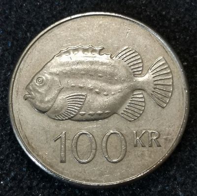 Лот: 23338105. Фото: 1. 100 крон 2011 года. Исландия... Европа