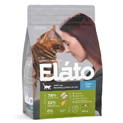 Лот: 18392730. Фото: 1. Elato Holistic д/кошек 300г сухой... Корма