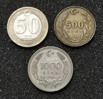 Лот: 22845412. Фото: 1. Лот монет. Турция. Европа