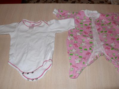 Лот: 3792906. Фото: 1. слитник+ боди. Ползунки, распашонки, слипы