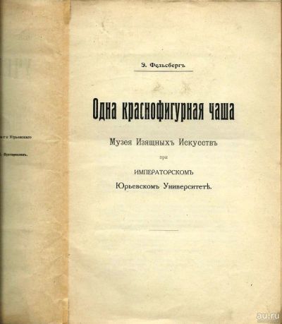 Лот: 17587761. Фото: 1. Фельсберг, Э. Одна краснофигурная... Книги