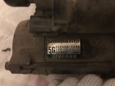 Лот: 15930205. Фото: 1. Стартер Honda Fit GD3 L15A. Двигатель и элементы двигателя