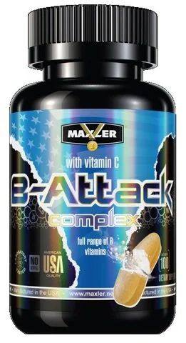 Лот: 9588947. Фото: 1. B - Attack Complex 100 таб. Maxler... Спортивное питание, витамины