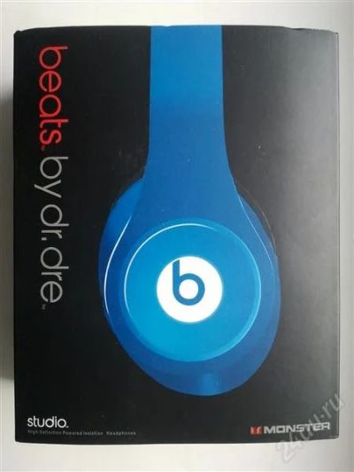 Лот: 2562408. Фото: 1. MONSTER BEATS STUDIO (BLUE). Наушники, гарнитуры