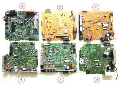 Лот: 21035429. Фото: 1. Платы от автомагнитол на запчасти... Запчасти для телевизоров, видеотехники, аудиотехники