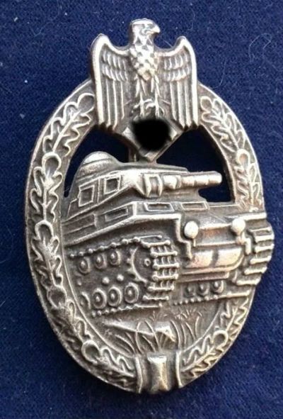 Лот: 17792863. Фото: 1. Германия 3 рейх. Знак за танковый... Сувенирные