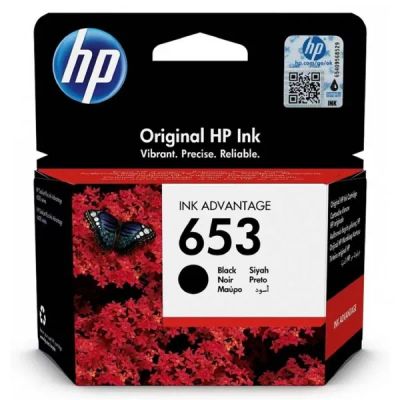 Лот: 24574634. Фото: 1. Картридж HP 653 Black (3YM75AE... Картриджи, расходные материалы