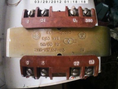 Лот: 3908893. Фото: 1. трансформатор осм-1 - 0.63 - 380... Трансформаторы, катушки