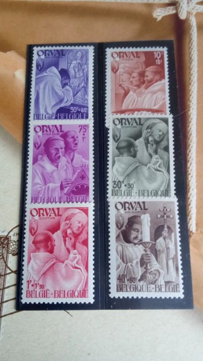 Лот: 25031743. Фото: 1. марки Бельгия 1941г.полная серия... Марки
