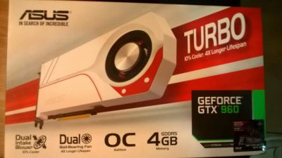 Лот: 7691365. Фото: 1. GTX 960 4 Gb практически новая... Видеокарты