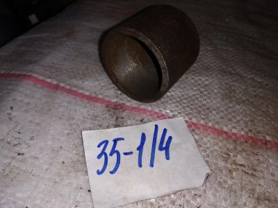Лот: 14478443. Фото: 1. муфта стальная длина 47 мм резьба... Фитинги, подводка