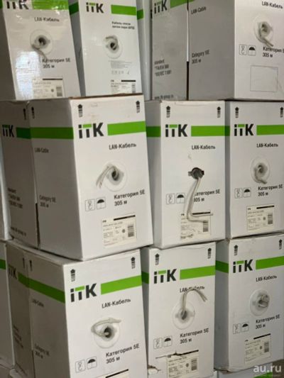 Лот: 13856173. Фото: 1. Кабель ITK витая пара UTP 4 пары... Провода, кабели
