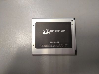 Лот: 15297744. Фото: 1. АКБ Micromax Q340 Q338 2000 mAh. Аккумуляторы