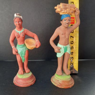Лот: 19574463. Фото: 1. Статуэтки фигурки Африка ручная... Авторские куклы, игрушки, поделки