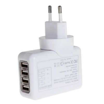 Лот: 4657929. Фото: 1. Адаптер для путешествий 4 USB... USB хабы