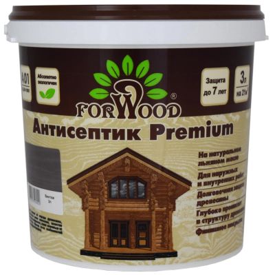 Лот: 19506689. Фото: 1. Пропитка для дерева Forwood 3л. Краски, лаки, растворитель