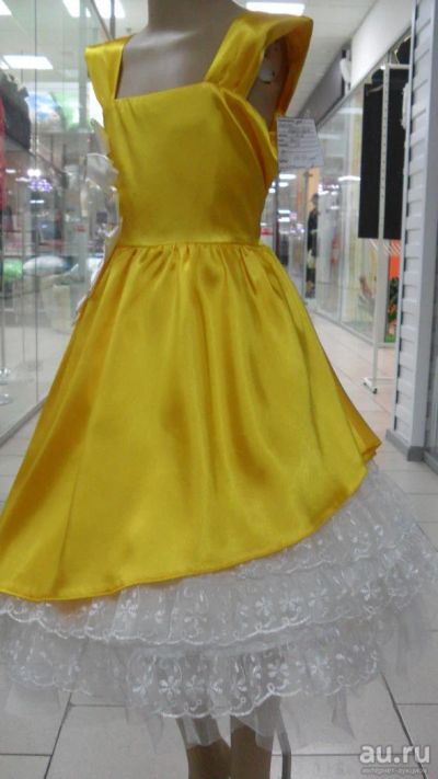Лот: 8664371. Фото: 1. желтое платье. Платья, сарафаны