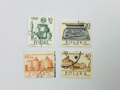 Лот: 23593475. Фото: 1. 700-летие Варшавы. Артефакты... Марки