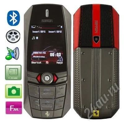 Лот: 401736. Фото: 1. F888 копия Vertu Ferrari, одновременно... Кнопочные мобильные телефоны