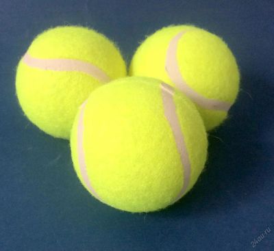 Лот: 5939977. Фото: 1. Набор мячей для большого тенниса... Мячи, ракетки, шайбы, клюшки