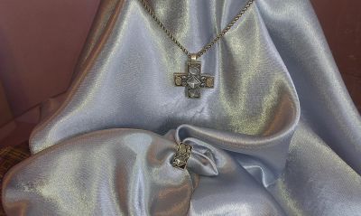 Лот: 3846243. Фото: 1. Комплект с цирконами Swarovski. Комплекты изделий