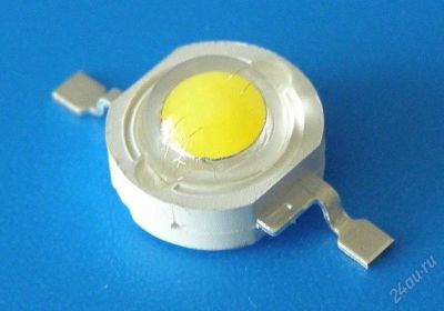 Лот: 1199001. Фото: 1. Белый светодиод LED 1 ватт. Цвет... Светодиоды
