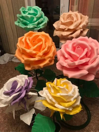 Лот: 13704669. Фото: 1. Цветы искусственные с подсветкой... Искусственные и сувенирные цветы