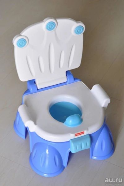 Лот: 9787682. Фото: 1. Горшок Fisher Price Королевский... Ванночки, сиденья, горшки