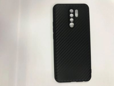 Лот: 16689010. Фото: 1. Чехол Xiaomi Redmi 9 Силикон Carbon... Чехлы, бамперы