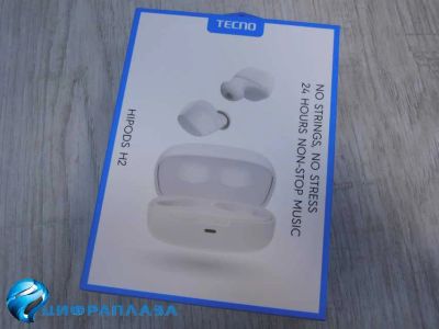 Лот: 18229753. Фото: 1. Беспроводные наушники Tecno Hipods... Наушники, гарнитуры