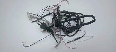 Лот: 24283593. Фото: 1. LVDS + Комплект межплатных кабелей... Запчасти для телевизоров, видеотехники, аудиотехники