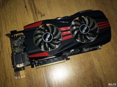 Лот: 13387378. Фото: 1. ASUS Radeon R9 270X (R9270X-DC2T-2GD5... Видеокарты